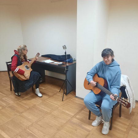 кружок игры на гитаре